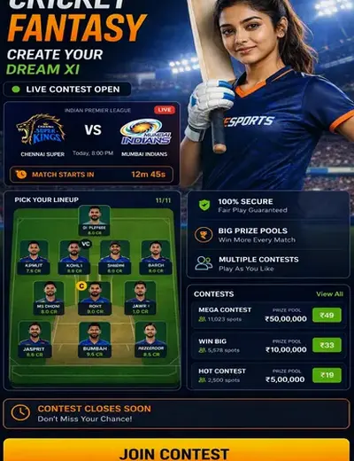 Matka341 (matka 341) fantasy cricket & matchday visual 3